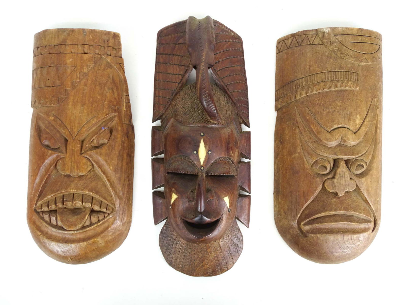 Tribal Masks, Carved Wood (3) (1 of 10)