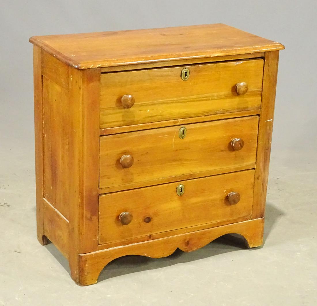 19th c. Pine Chest (1 of 5)
