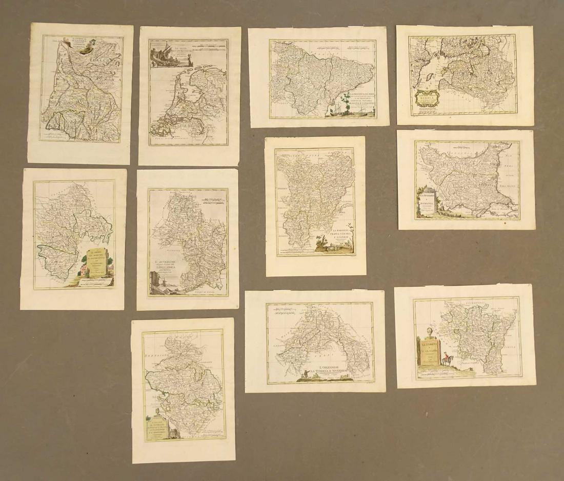 Group of 11 Antique Maps (1 of 5)