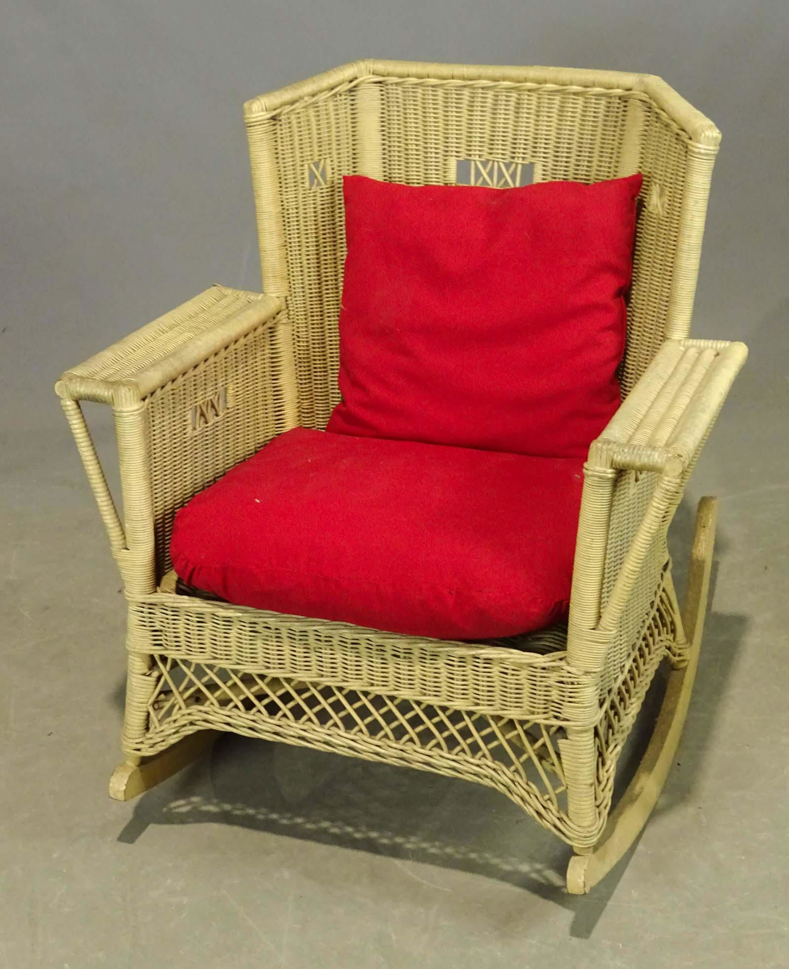 Wicker Rocking Chair (1 of 3)