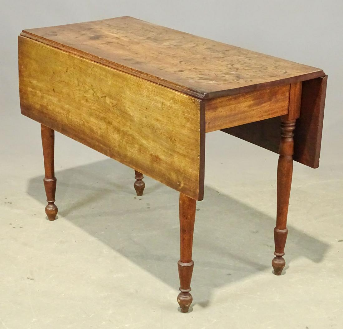 19th c. Birch Dropleaf Table (1 of 3)