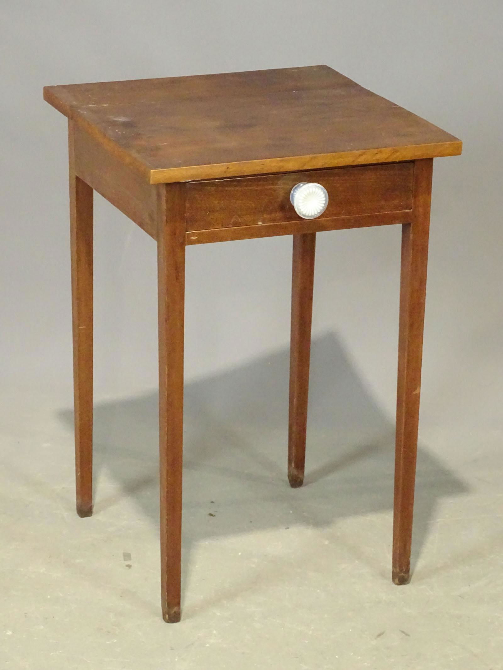 19th c. Single Drawer Stand (1 of 4)