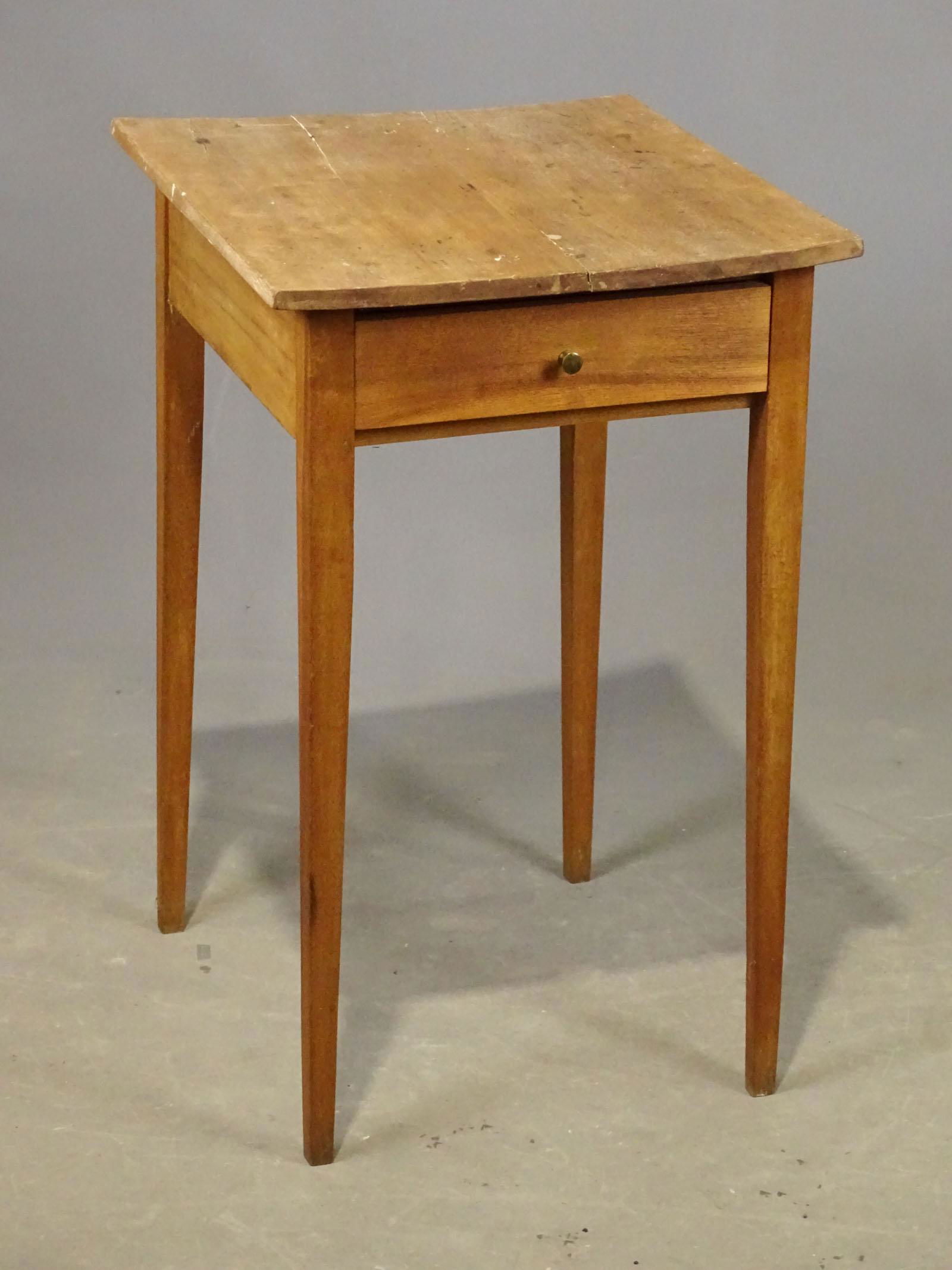 19th c. Single Drawer Stand (1 of 4)