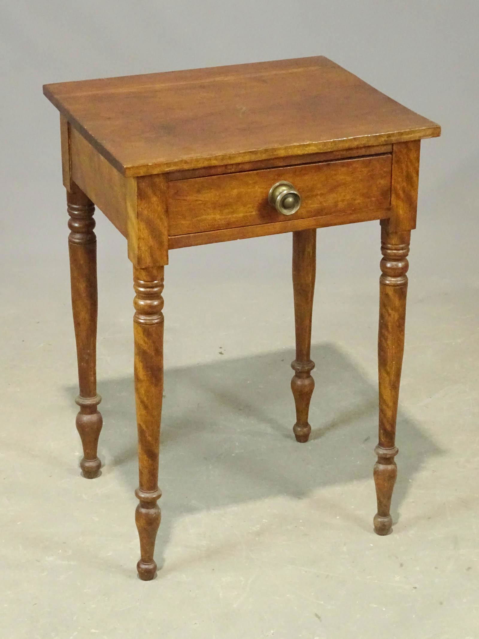 19th c. Single Drawer Stand (1 of 4)