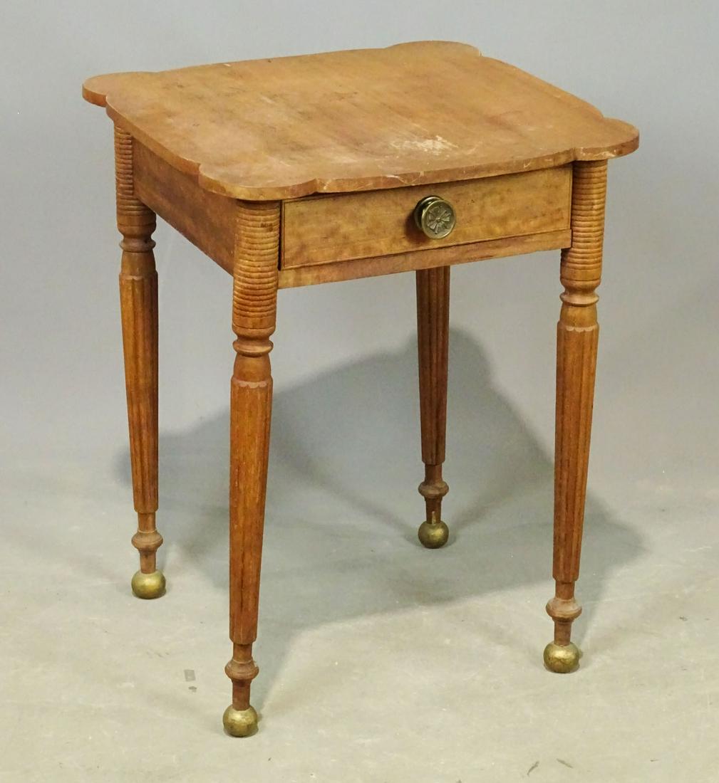 19th c. Single Drawer Stand (1 of 5)