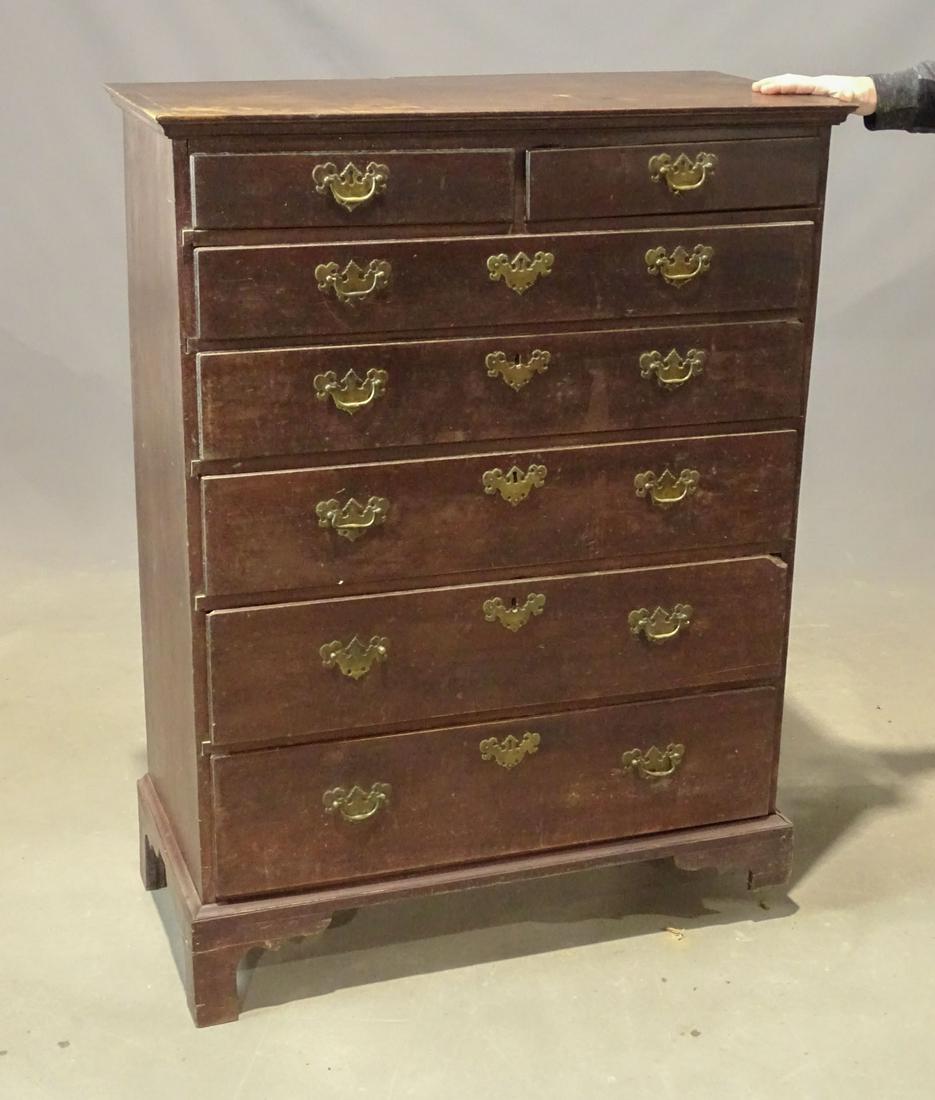 18th c. Chippendale Tall Chest (1 of 5)