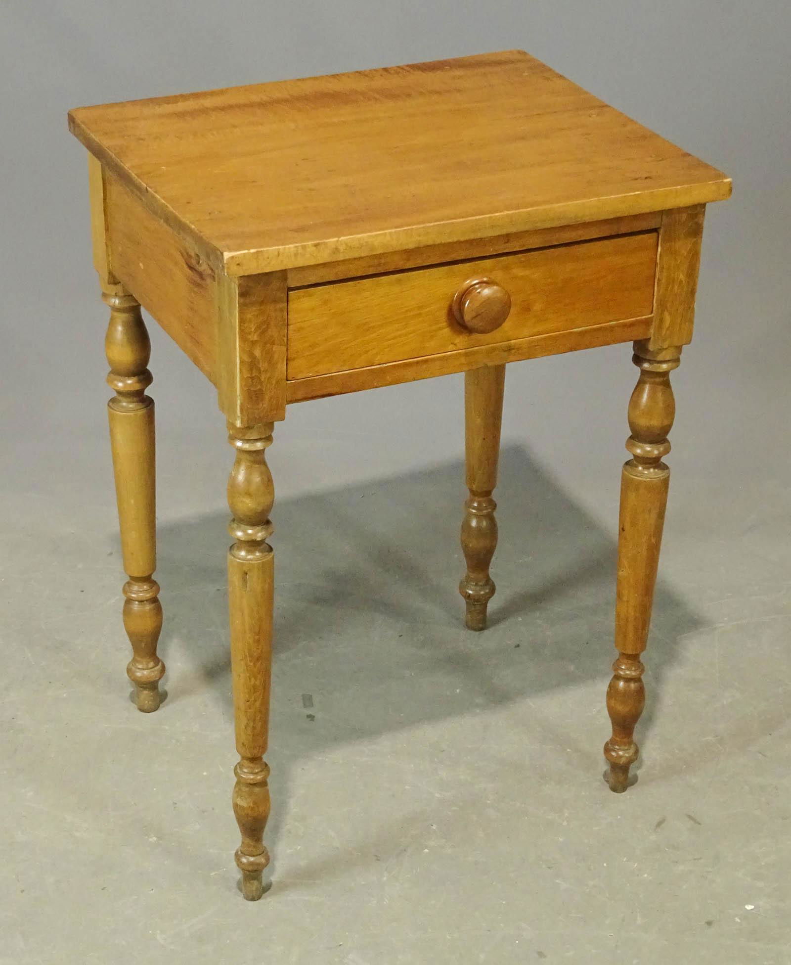 19th c. Single Drawer Stand (1 of 4)