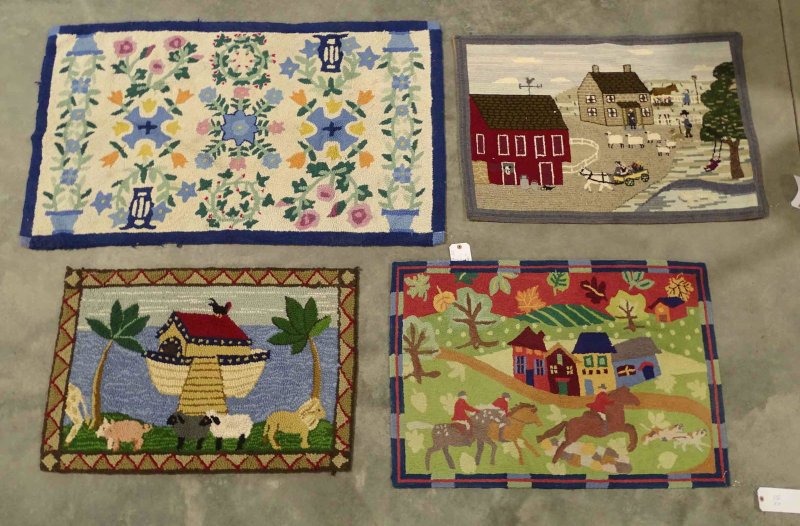 Hooked Rug Lot (1 of 12)