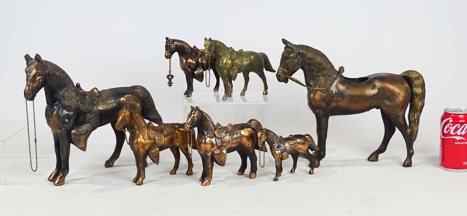 Lot of Vintage Horse Statues (1 of 9)