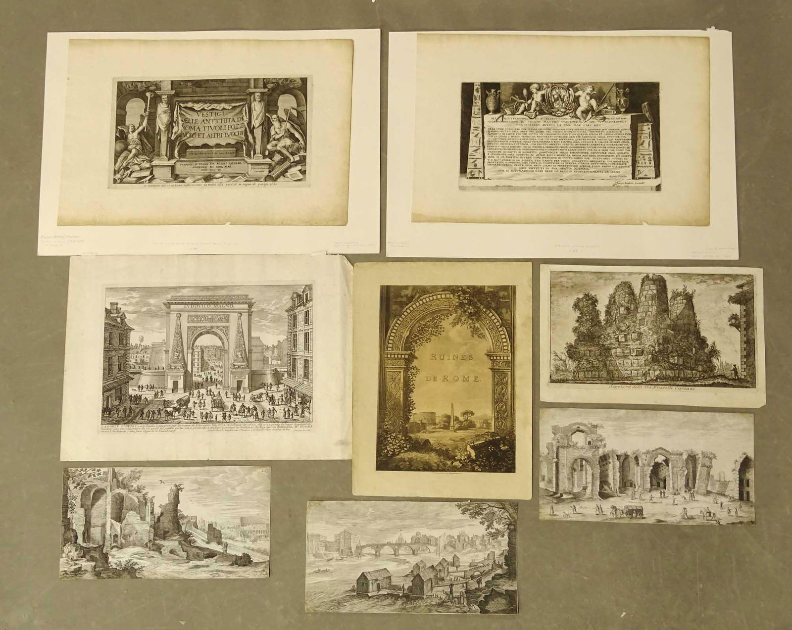 Old Master Print Lot (8) (1 of 7)