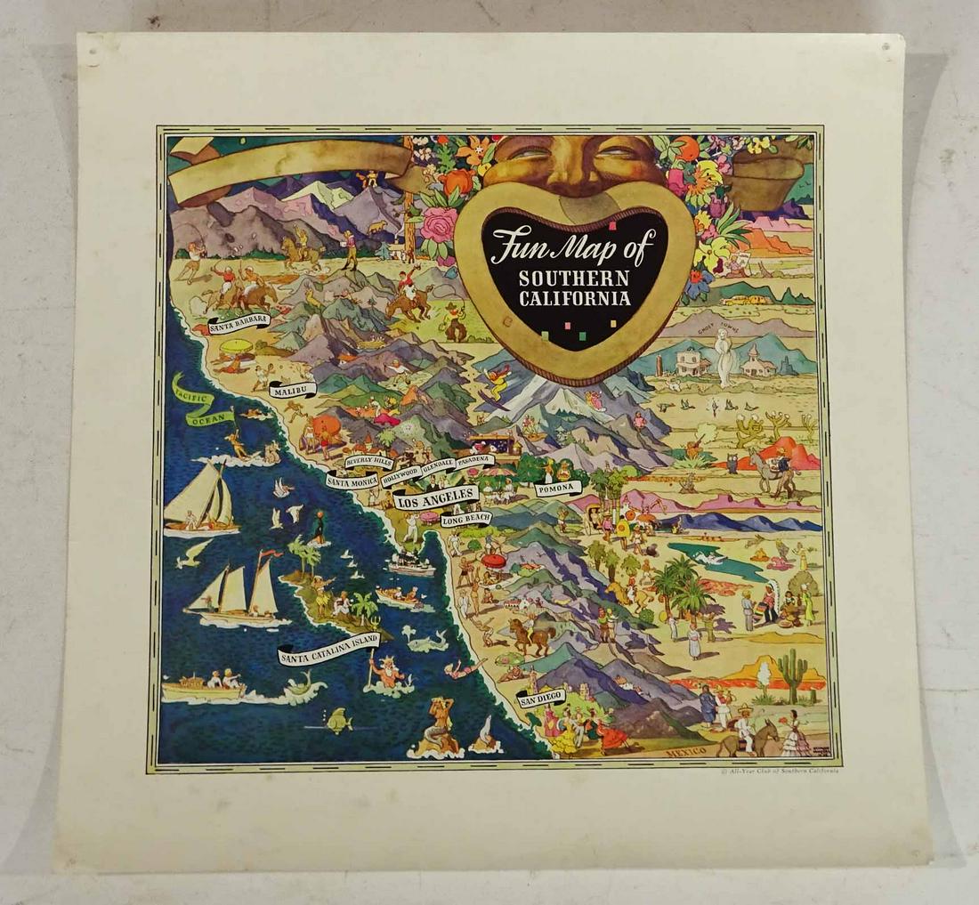 California Pictorial Map (1 of 3)