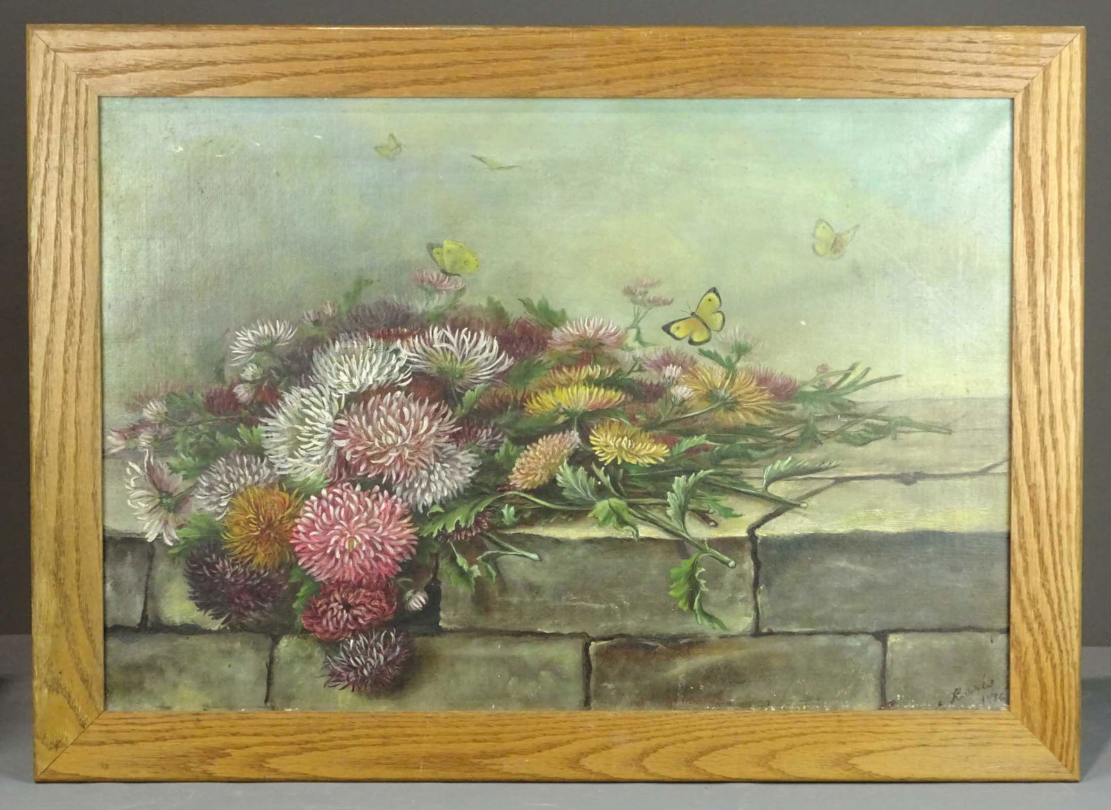 Painting, 19th c. Floral Subject (1 of 4)