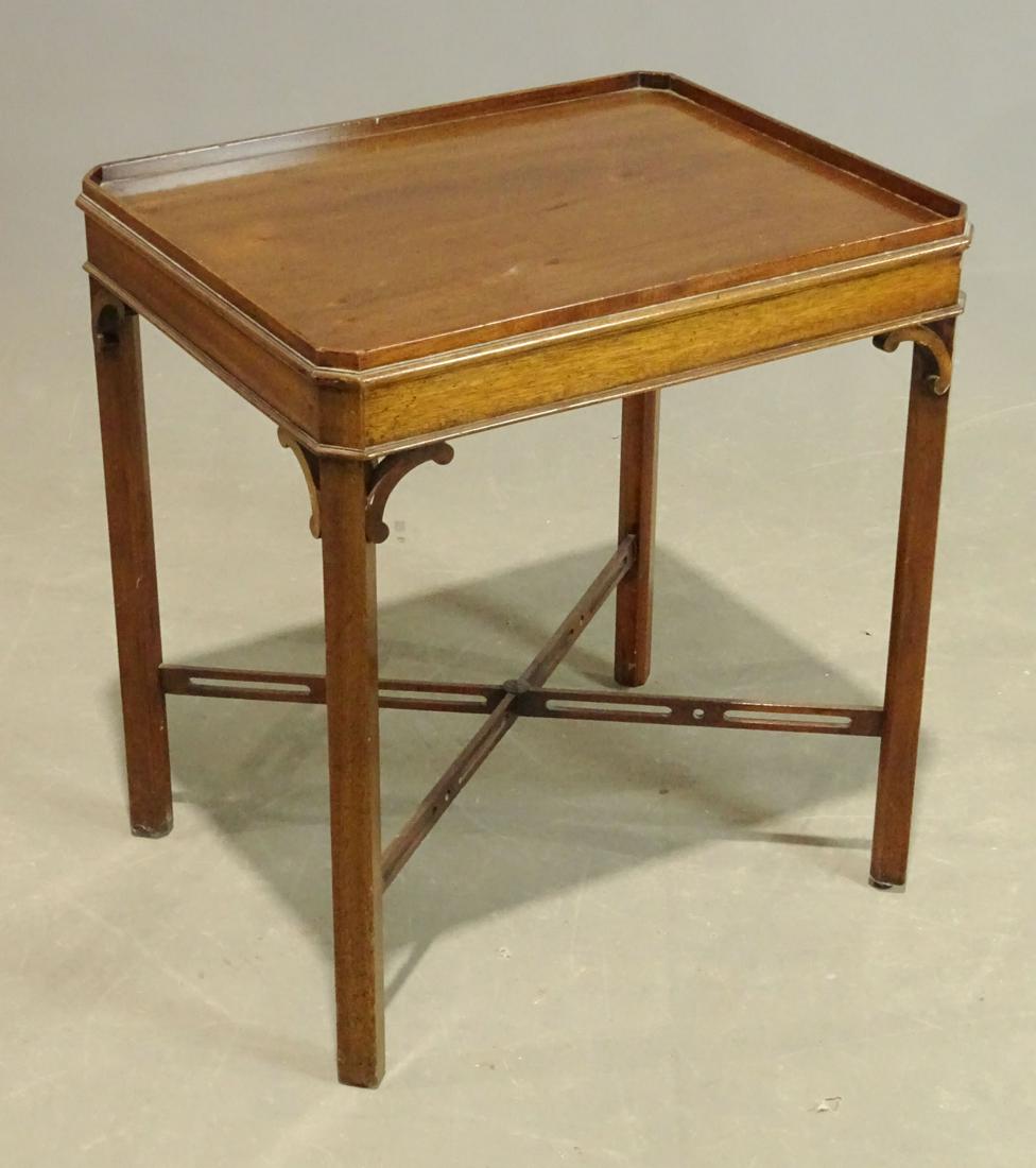 English Chippendale Style Tea Table (1 of 4)