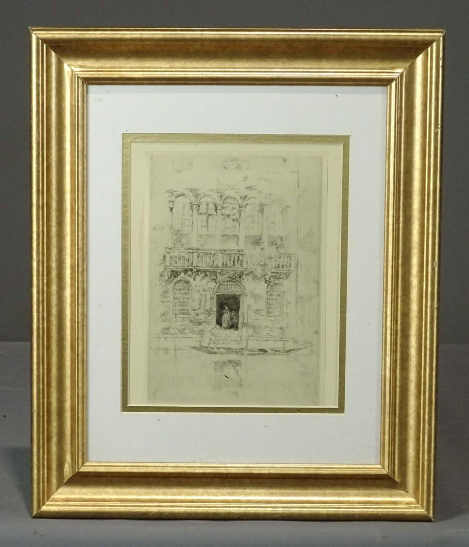 James Montgomery Whistler Etching (1 of 5)