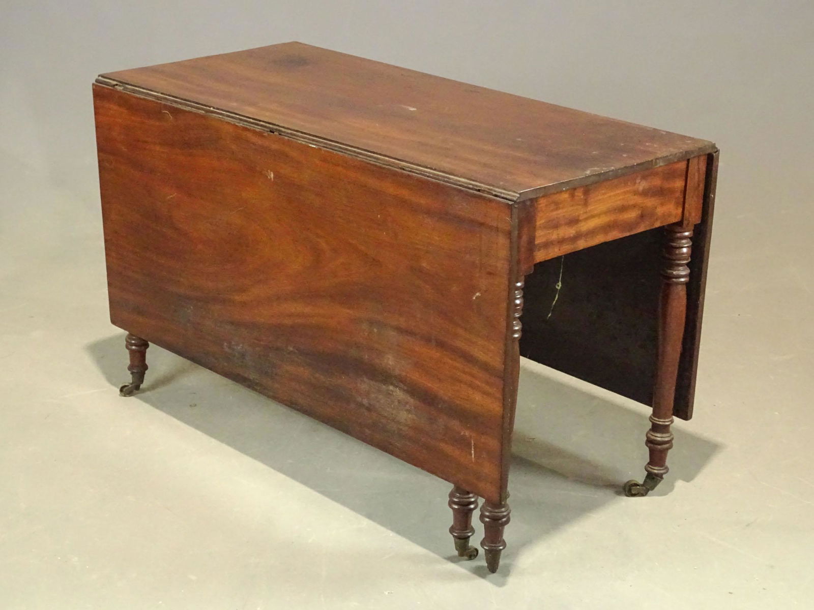 19th c. Mahogany Dropleaf Table (1 of 4)