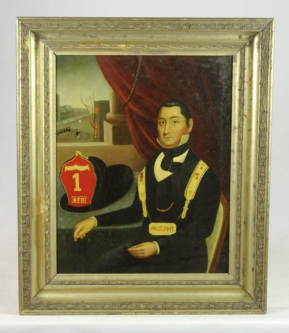 Painting of a Fireman (1 of 4)