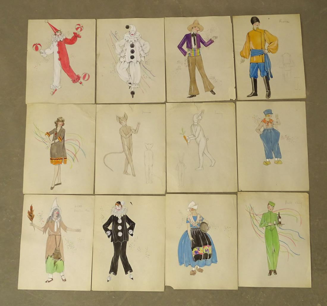 Costume and Fashion Designs Set (12) (1 of 7)