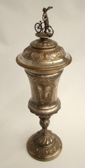 c. 1900 Silverplate German Trophy