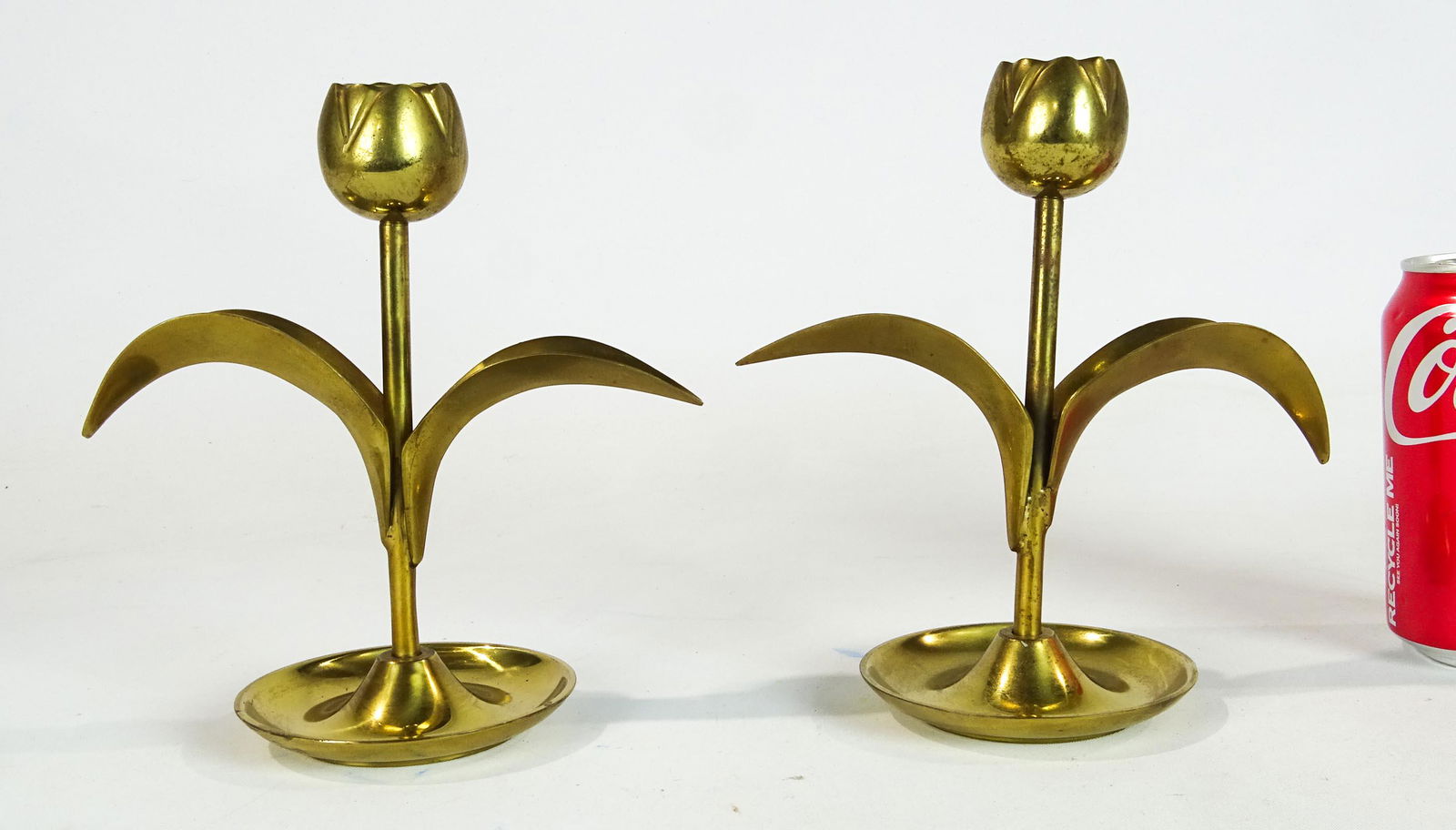 Pair Mid Century Candlesticks (1 of 4)