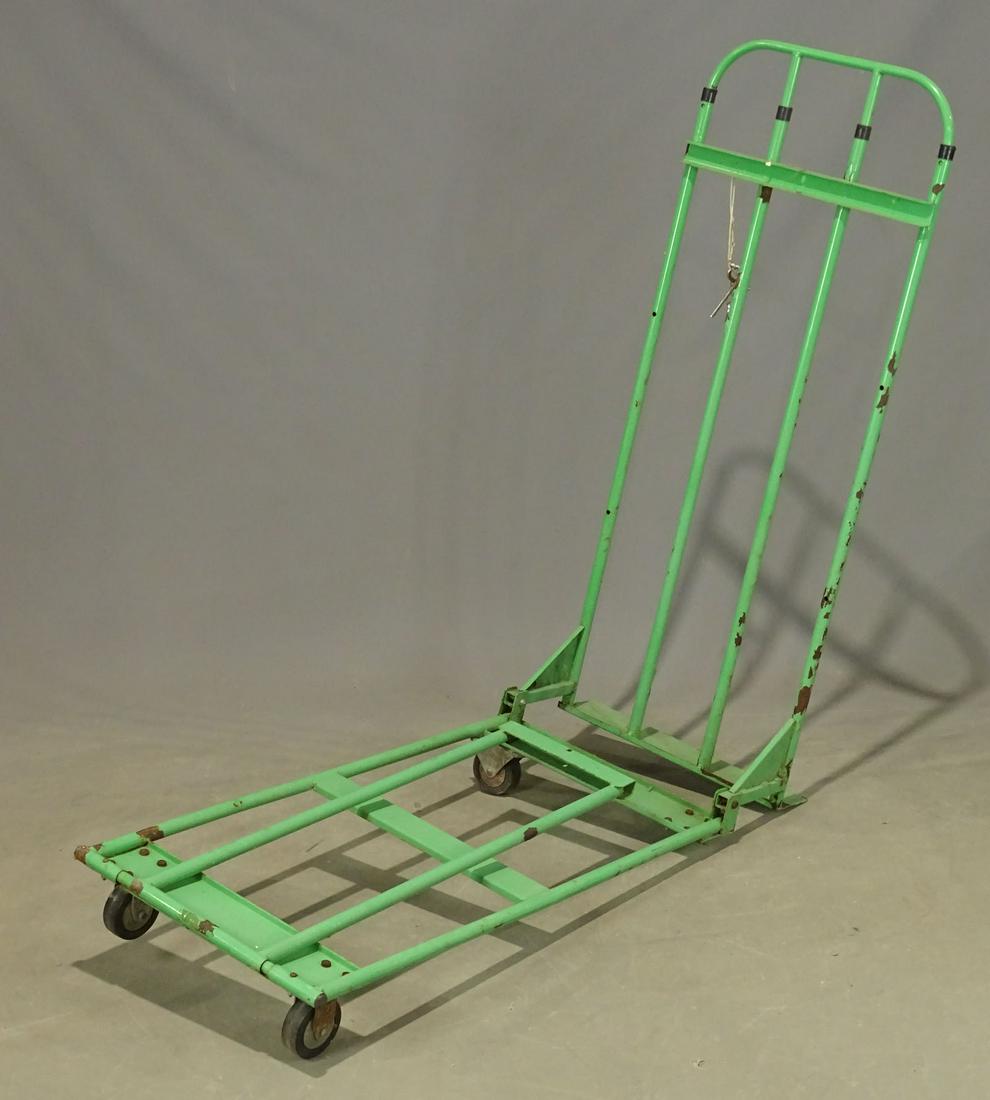 Industrial Cart: Vintage Industrial cart. One wheel missing.