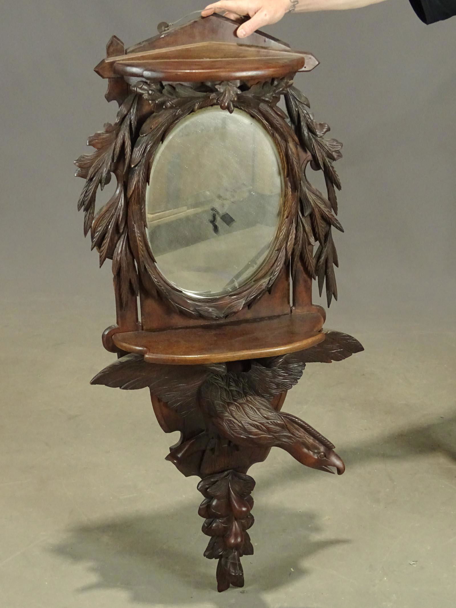 19th c. Carved Mirror (1 of 3)