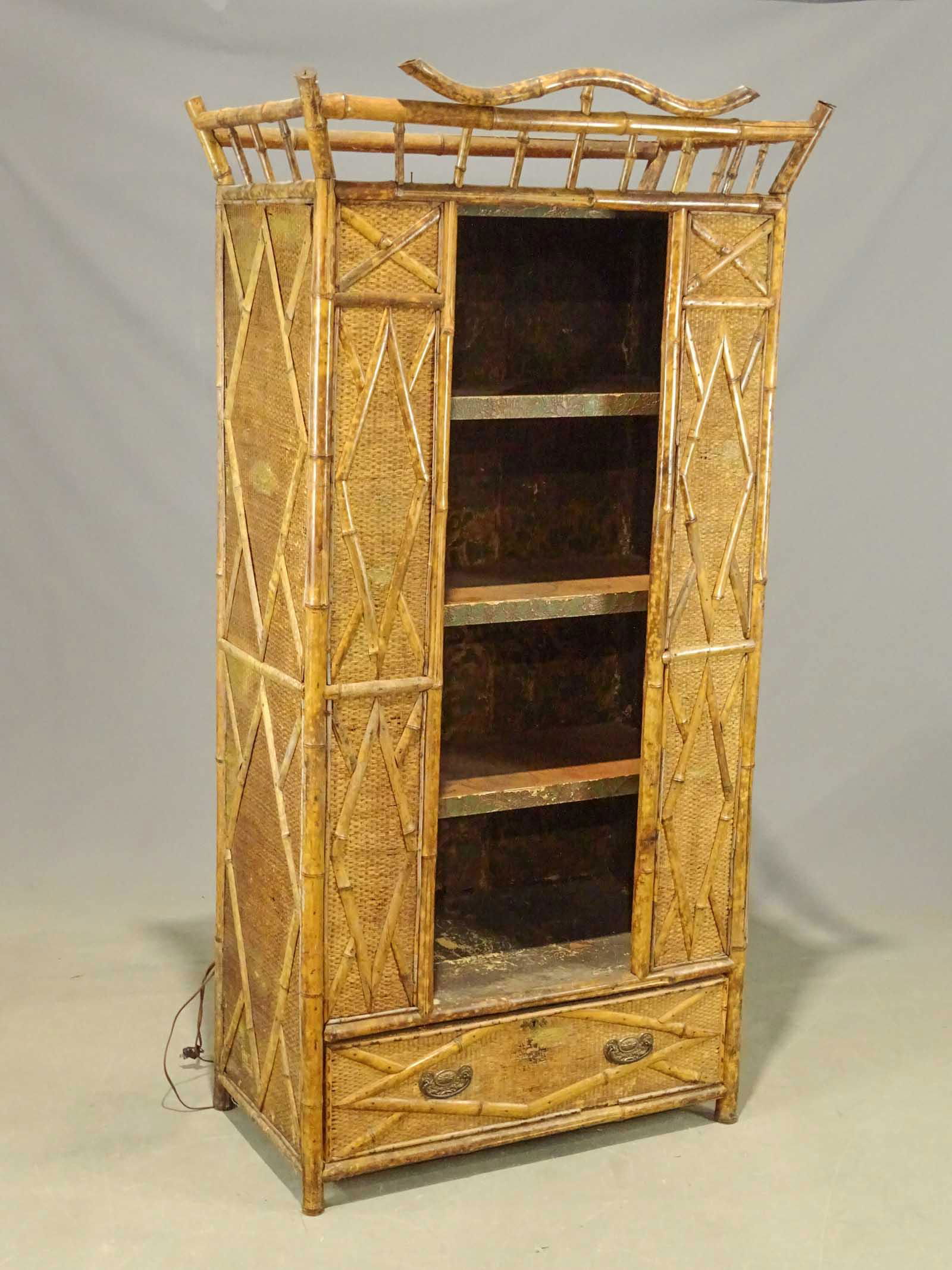 C. 1920's Bamboo Etagere (1 of 4)