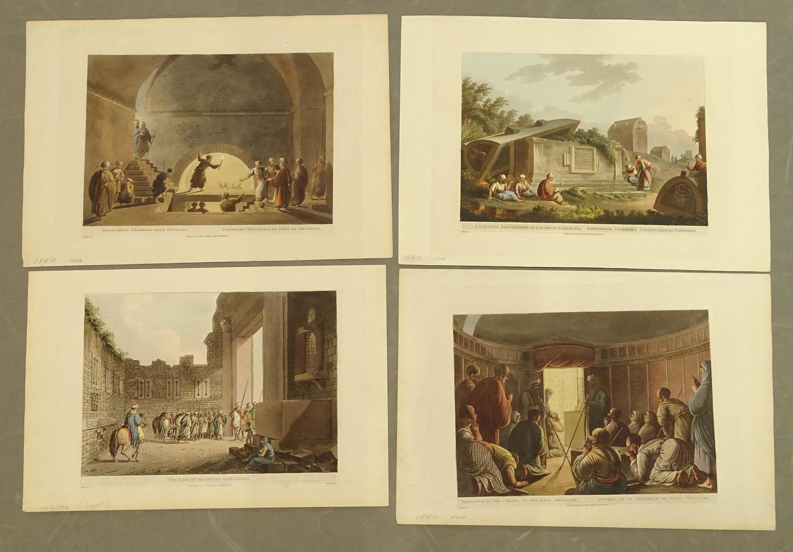 Middle East Antique Print Set (4) (1 of 5)