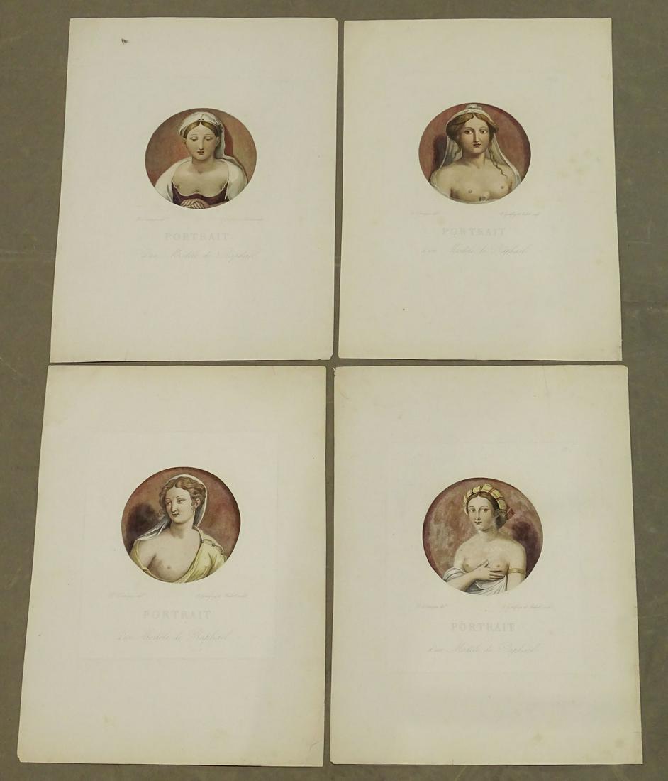 Raphael Elegant Women Prints Set (4) (1 of 5)