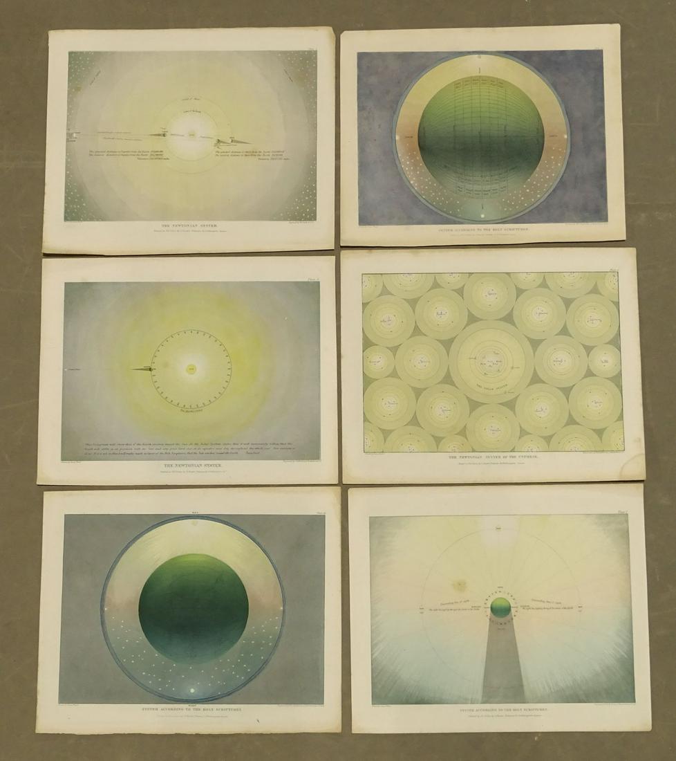 Baxter Astronomy Antique Prints Set (6) (1 of 4)