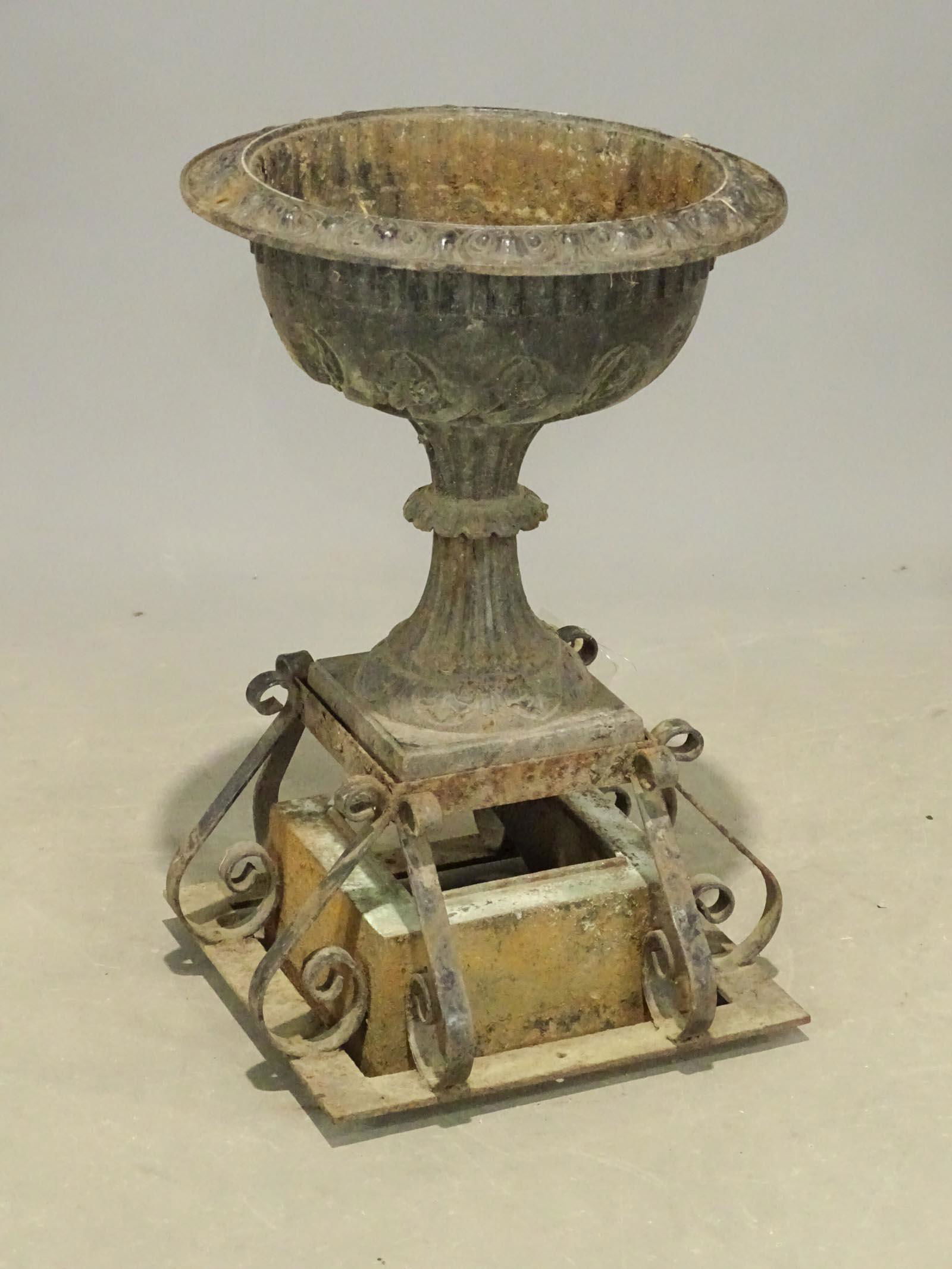 Cast Iron Urn (1 of 2)