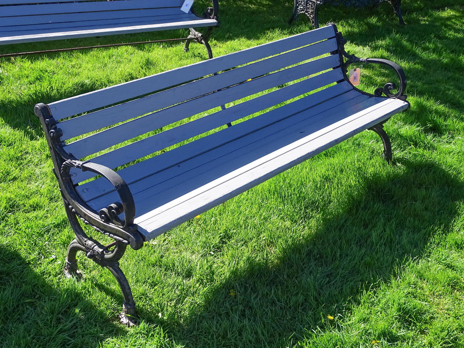 Cast Iron Park Bench (1 of 4)