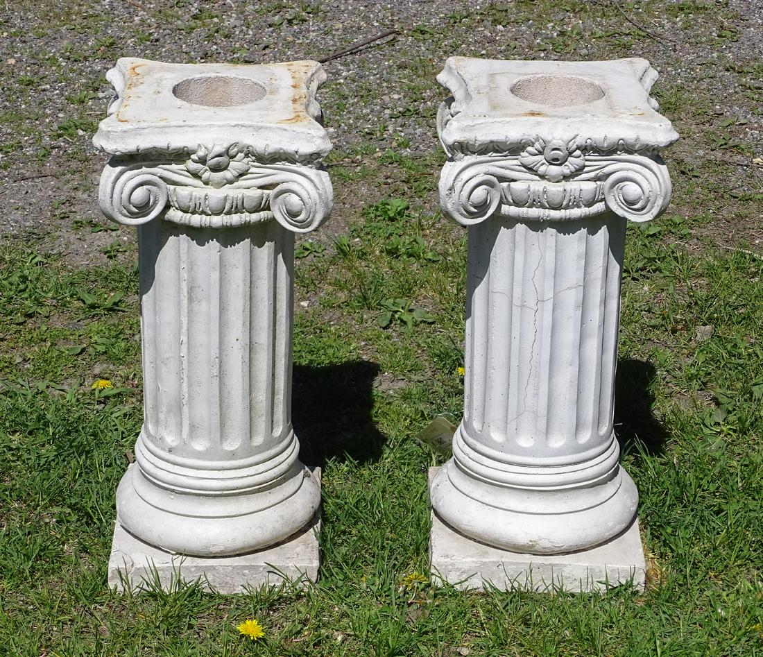 Pair of Cast Stone Columns (1 of 3)