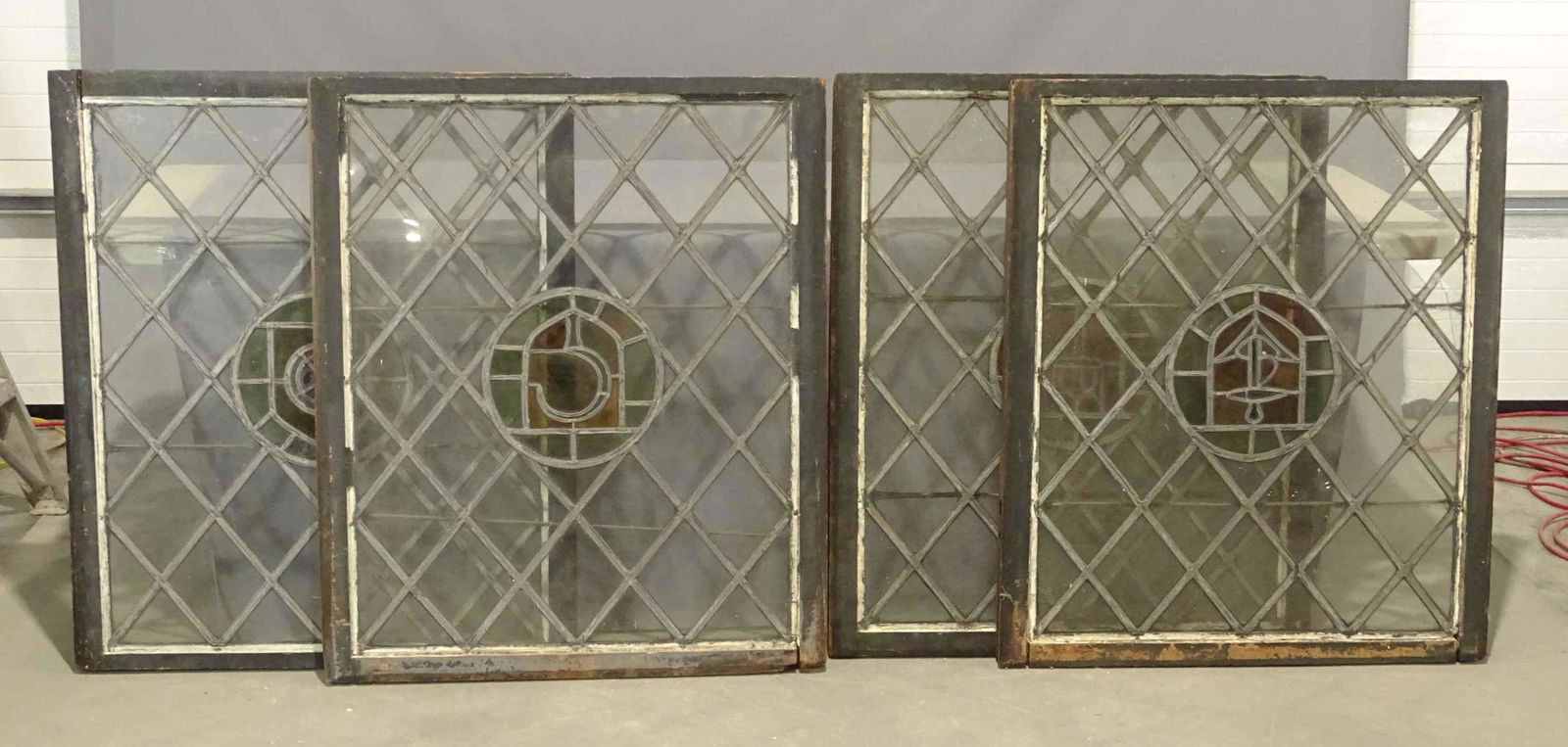 Set of (4) Stained Glass Windows (1 of 11)