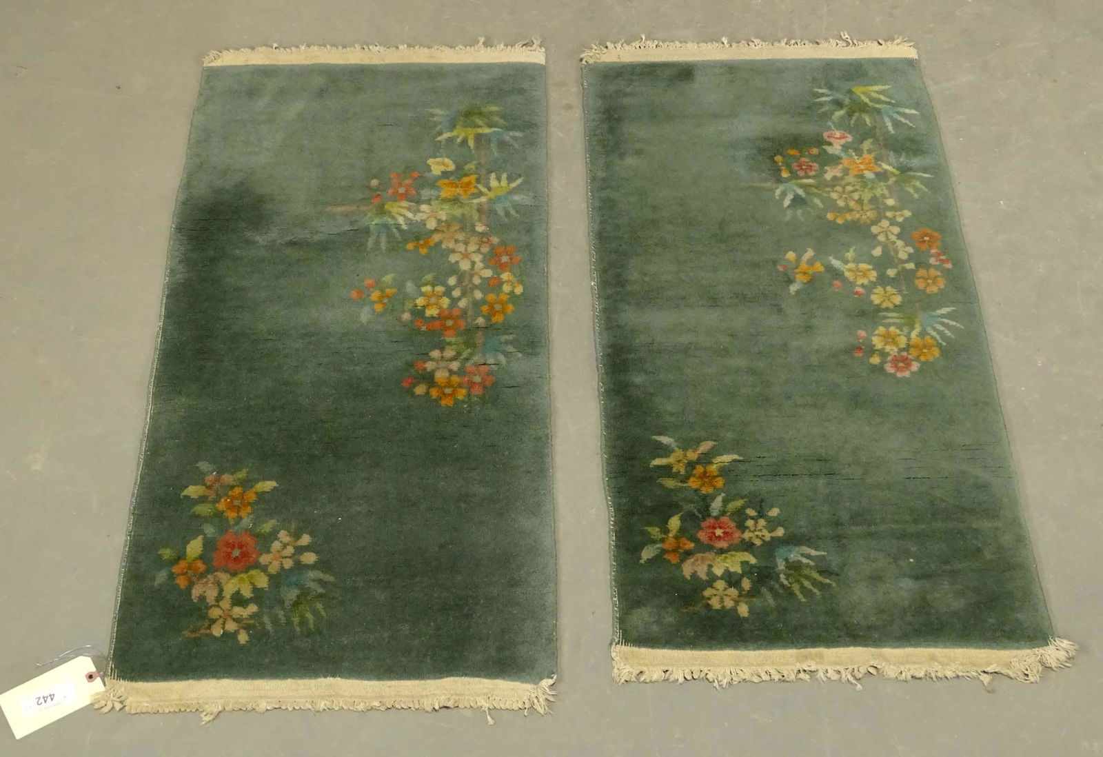 Pair Chinese Scatter Rugs (1 of 3)