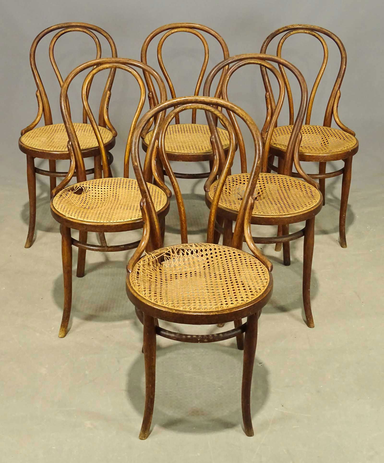 Set of (6) Thonet Bentwood Chairs (1 of 5)