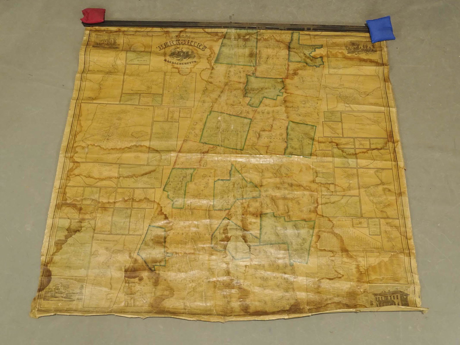 1853 Map of Massachusetts (1 of 5)