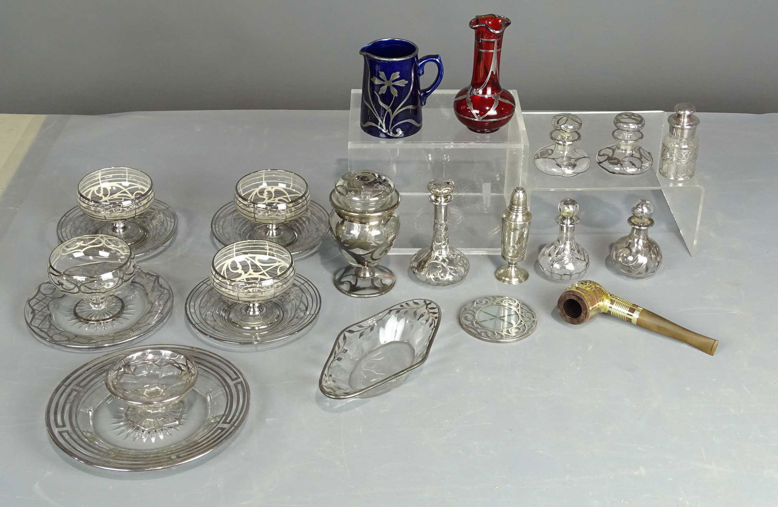 Silver Overlay Lot (1 of 8)