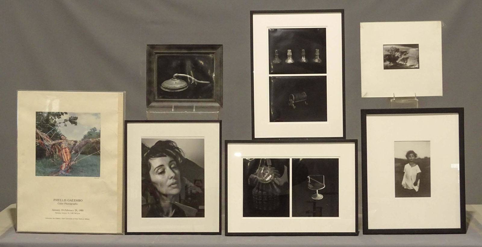 Klaus Schnitzer Photographs Lot: Lot of (5) framed Klaus Schnitzer photographs (largest frames 21 1/2" x 17 1/4"), along with Mark Van Wormer photograph and Phyllis Galembo gallery poster. Provenance: Collection of artist Larry Kagan