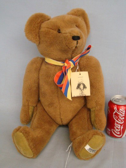 Michaud Teddy Bear: Teddy bear made by Terry & Doris Michaud. 18" Ht.