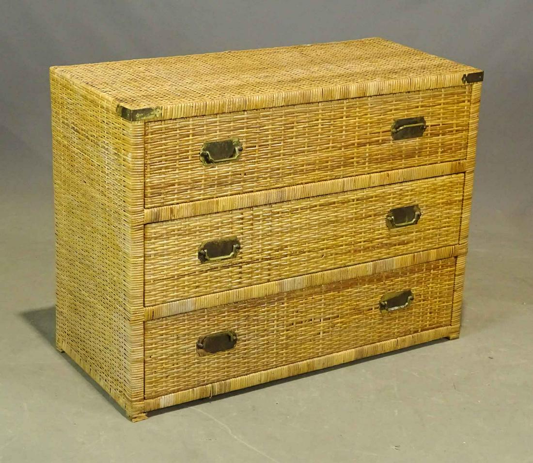 Wicker Chest of Drawers (1 of 6)