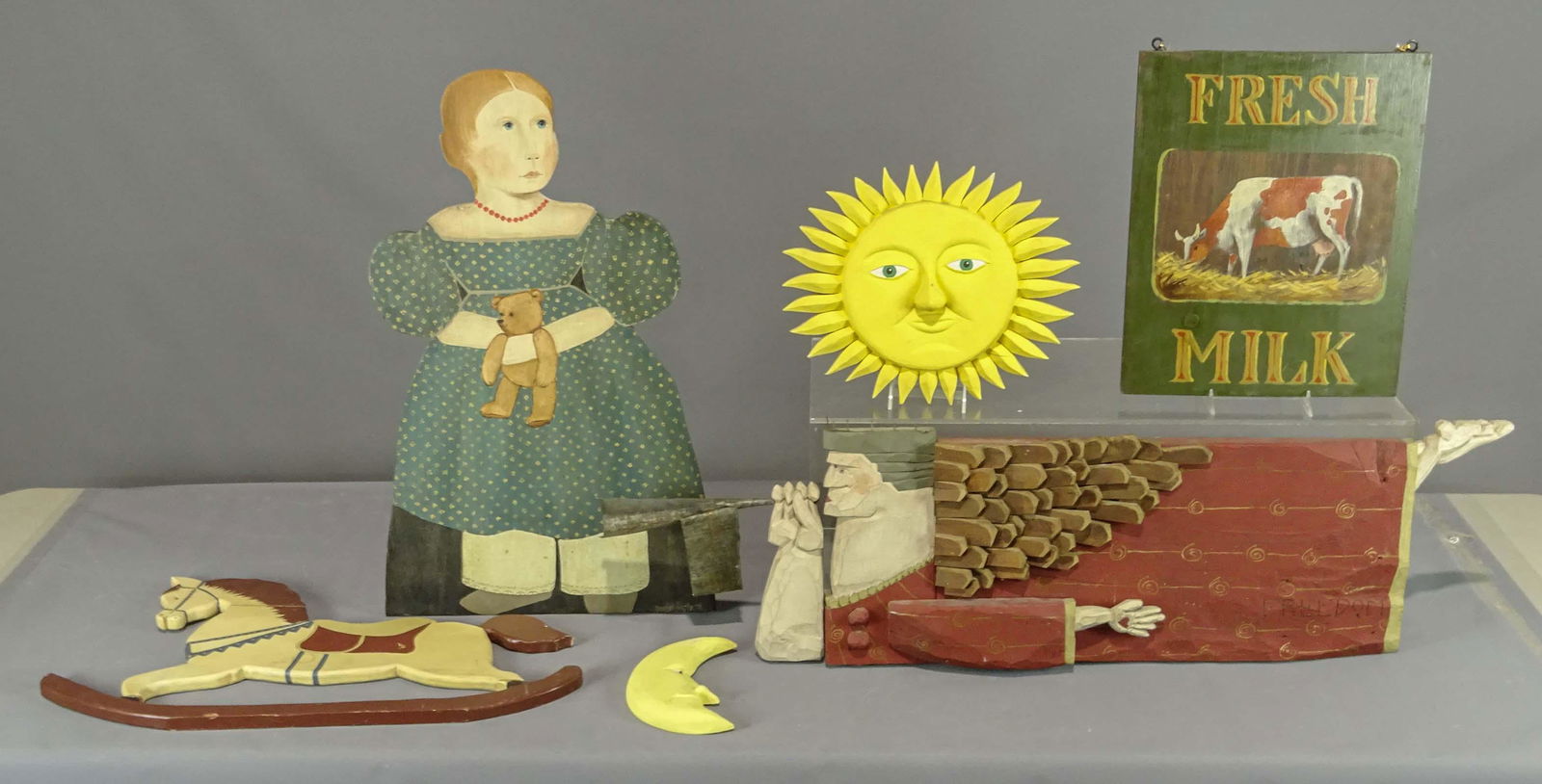 Contemporary Folk Art Lot (1 of 18)