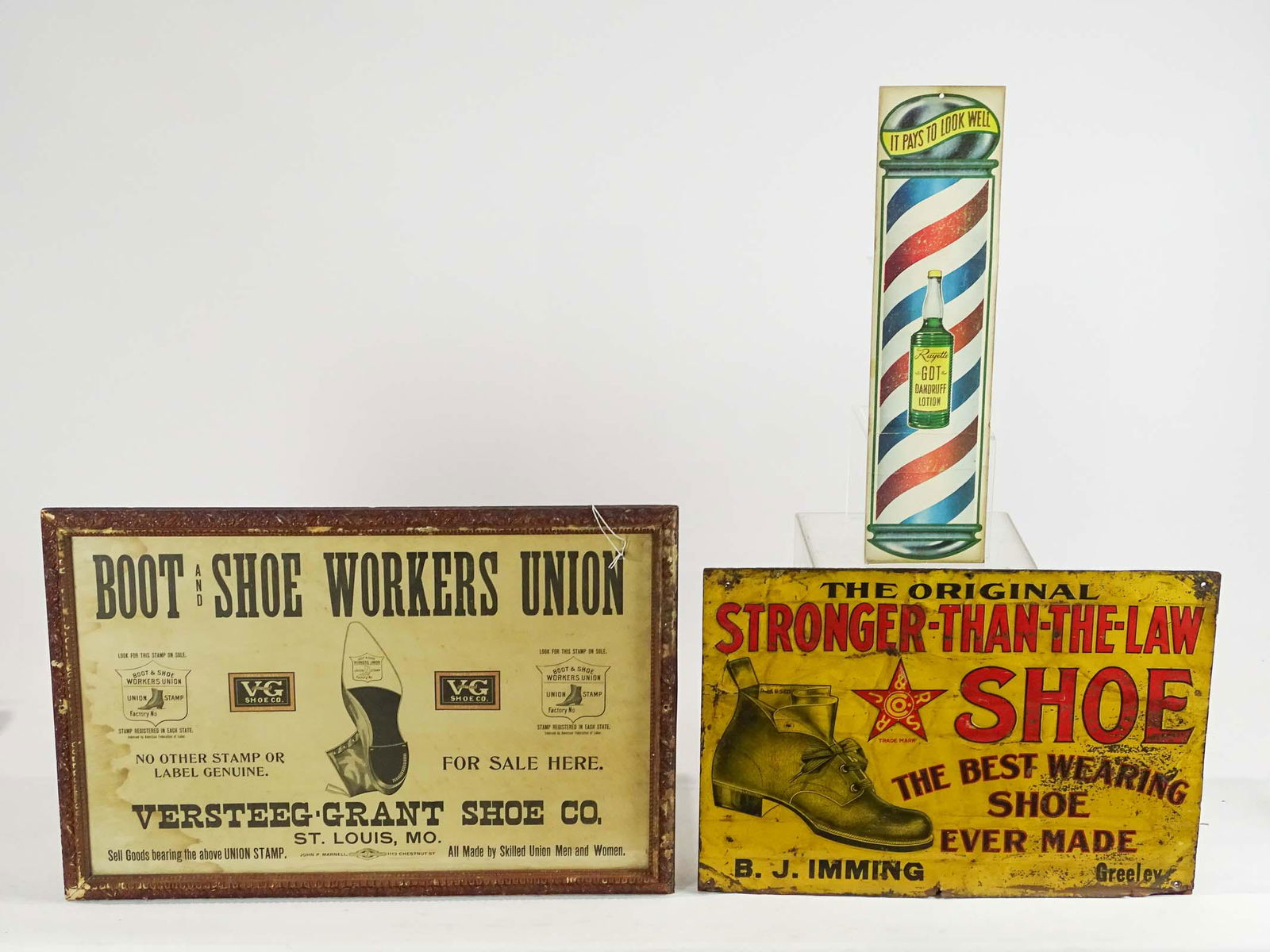 Trade Sign Lot (1 of 5)