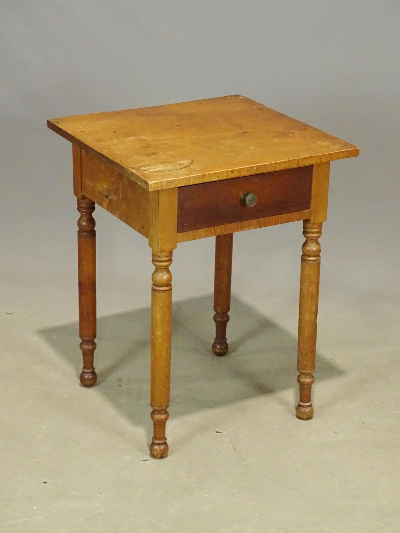 19th c. Single Drawer Stand (1 of 4)