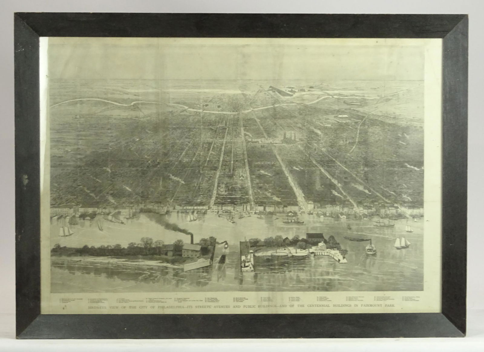 Print "BIRD'S-EYE VIEW OF THE CITY OF PHILADELPHIA (1 of 4)