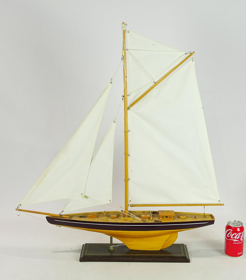 Boat Model: Boat model. 28" x 33 1/2".