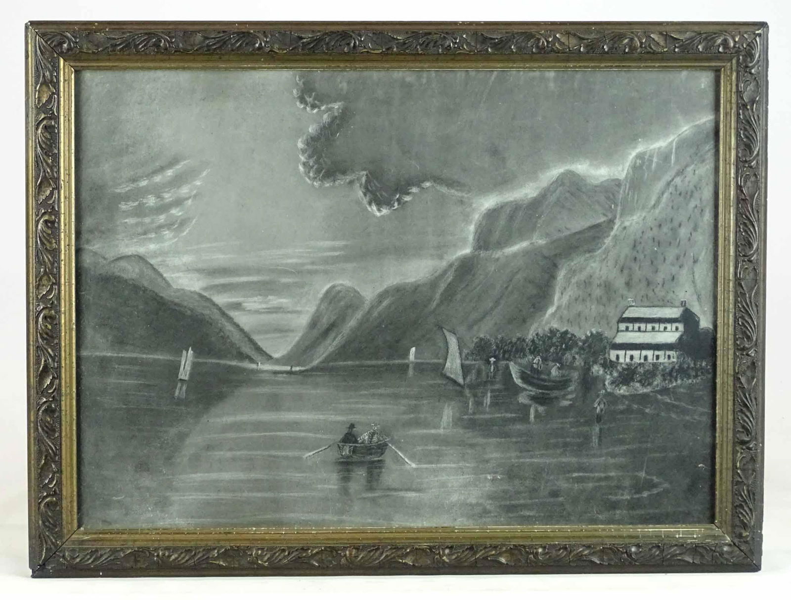 19th c. Sandpaper Drawing (1 of 3)