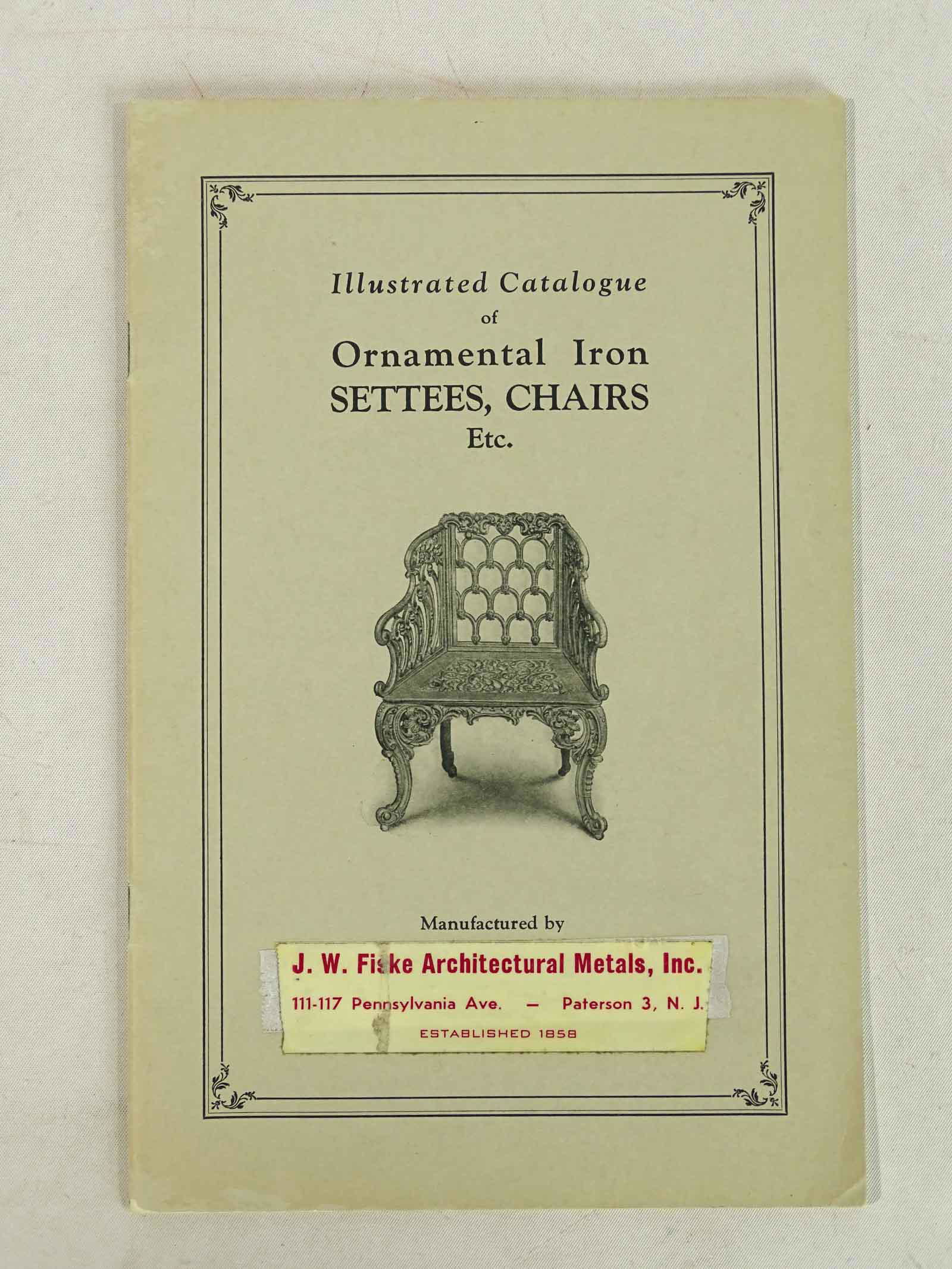 Fiske Ornamental Iron Trade Catalog (1 of 5)