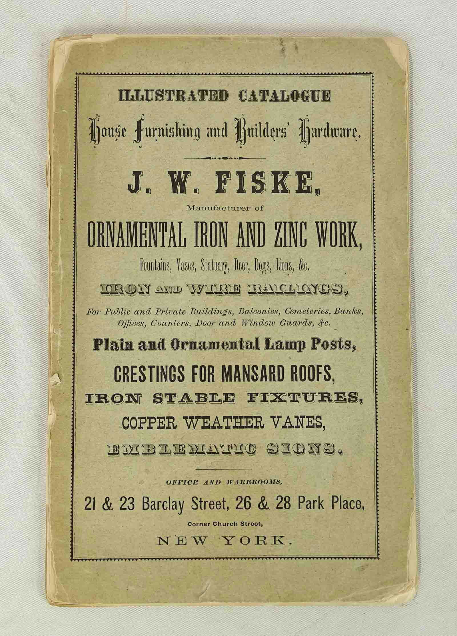 Fiske Iron Decorative Arts Trade Catalog (1 of 4)