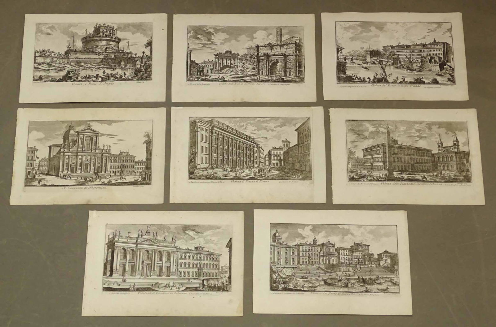 Early Rome Architecture Views Set (8) (1 of 9)