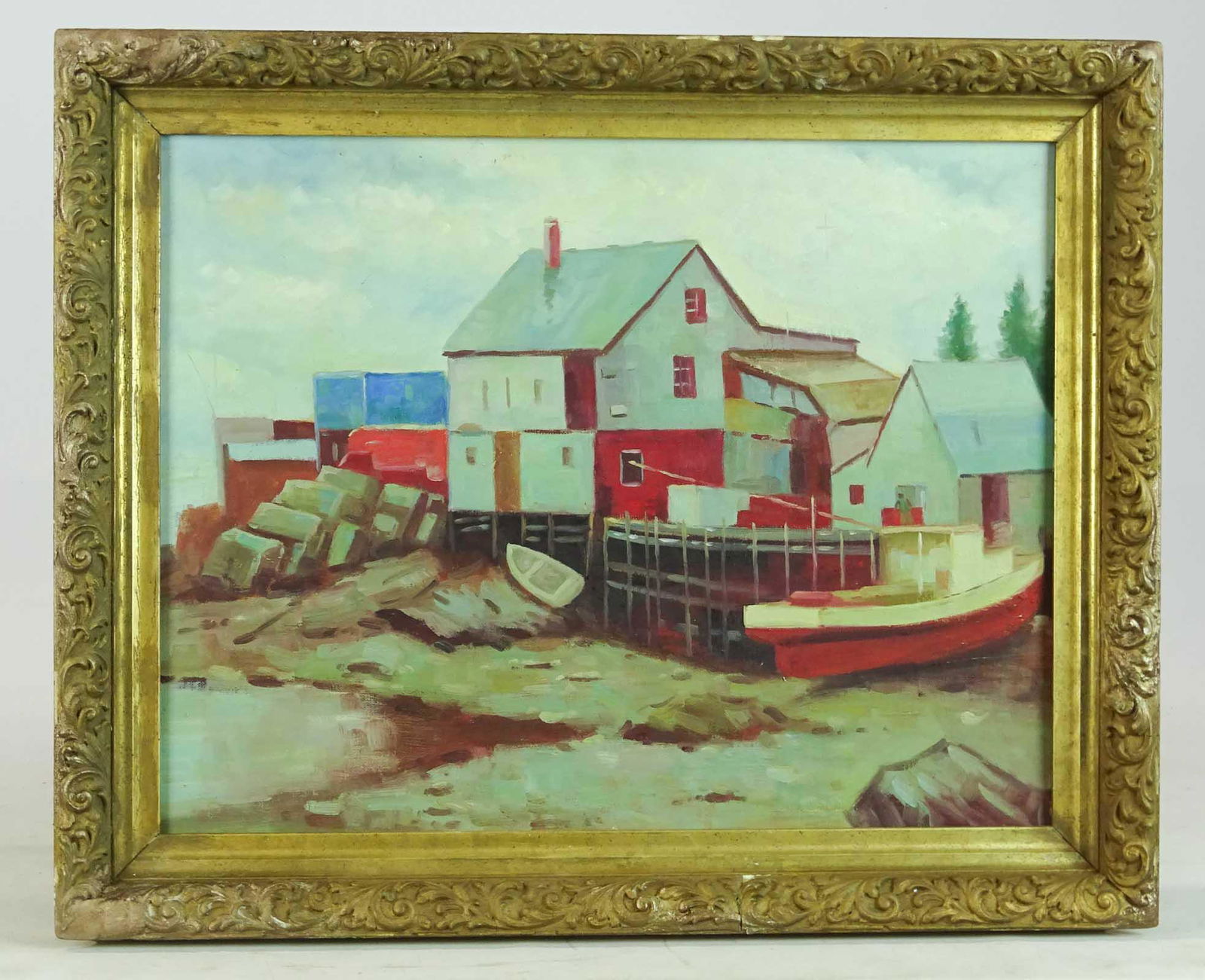 Painting, "Port Clyde" (1 of 5)